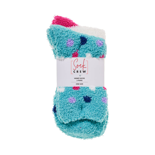 Home Socks Spot One Size 2pk