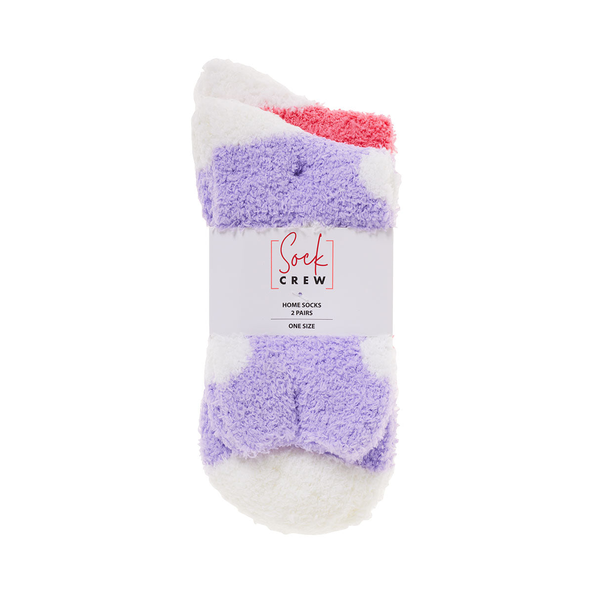 Home Socks Big Spot One Size 2pk