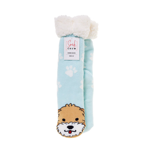 Sherpa Jacquard Socks Cavoodle