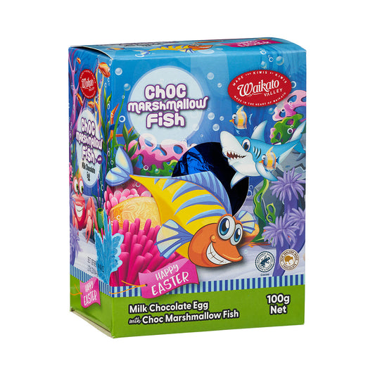 Waikato Valley Choc Mallow Fish Egg 100g