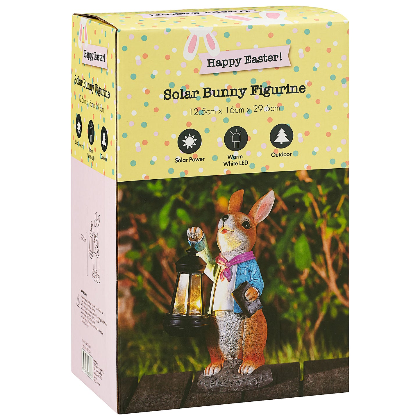 Easter Solar Figure With Light Assorted