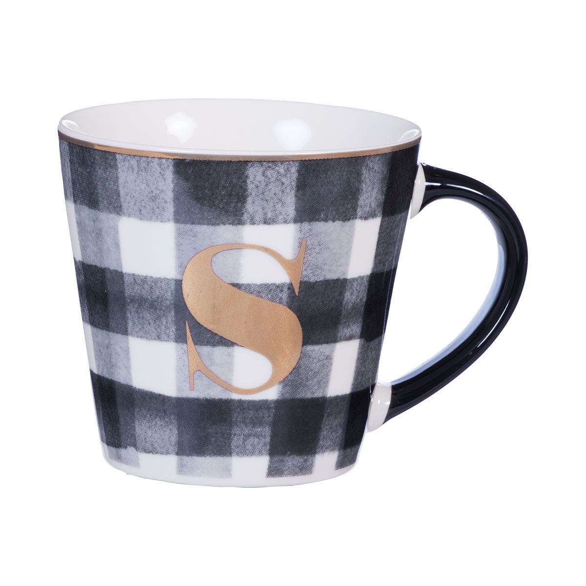 Gingham Mug Monogram SMA 350mL