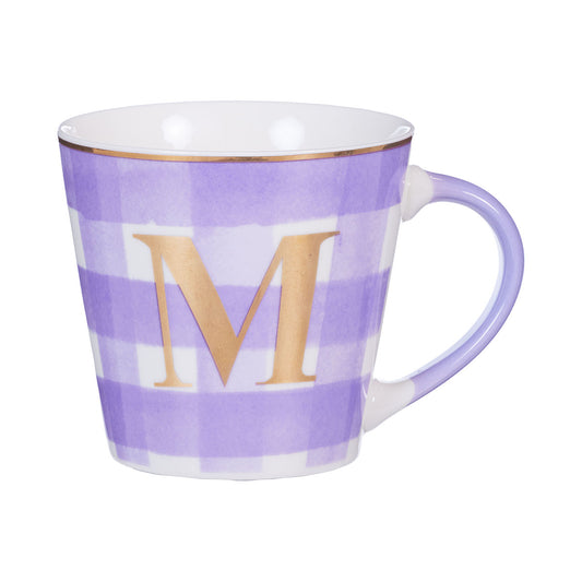 Gingham Mug Monogram SMA 350mL