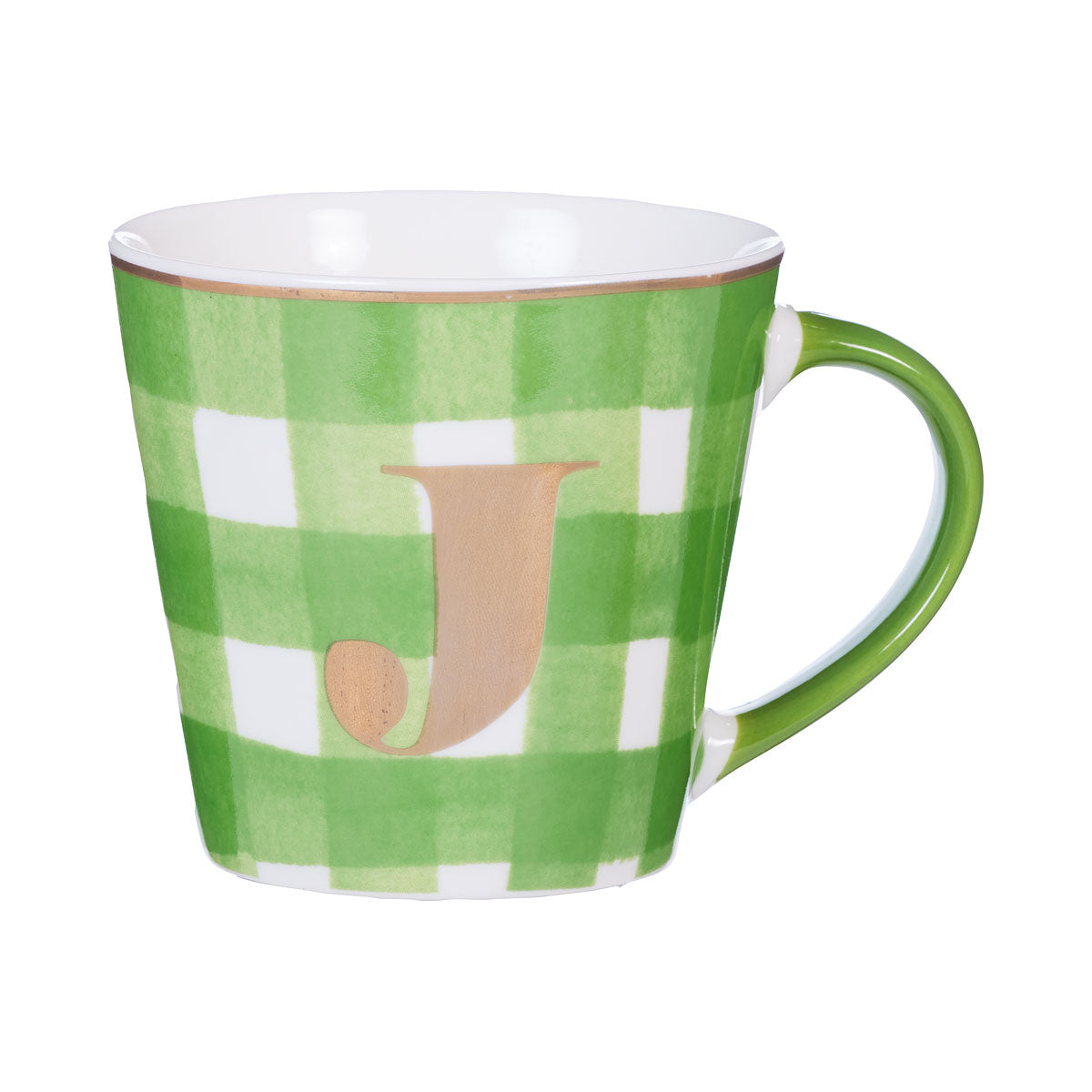 Gingham Mug Monogram CJK 350mL