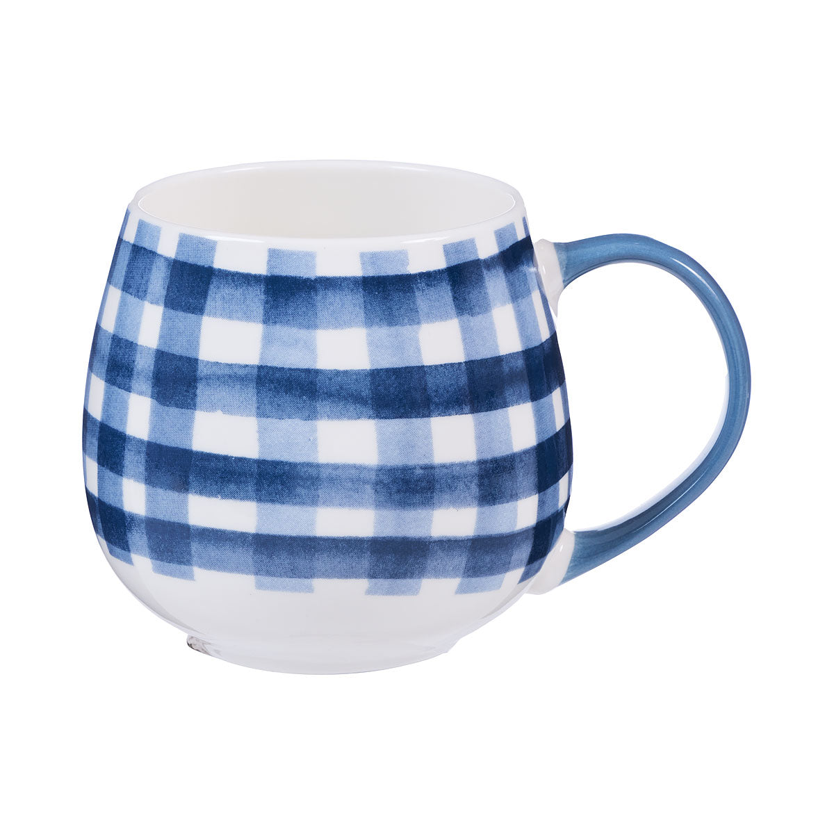 Gingham Hug Mug 400mL Assorted