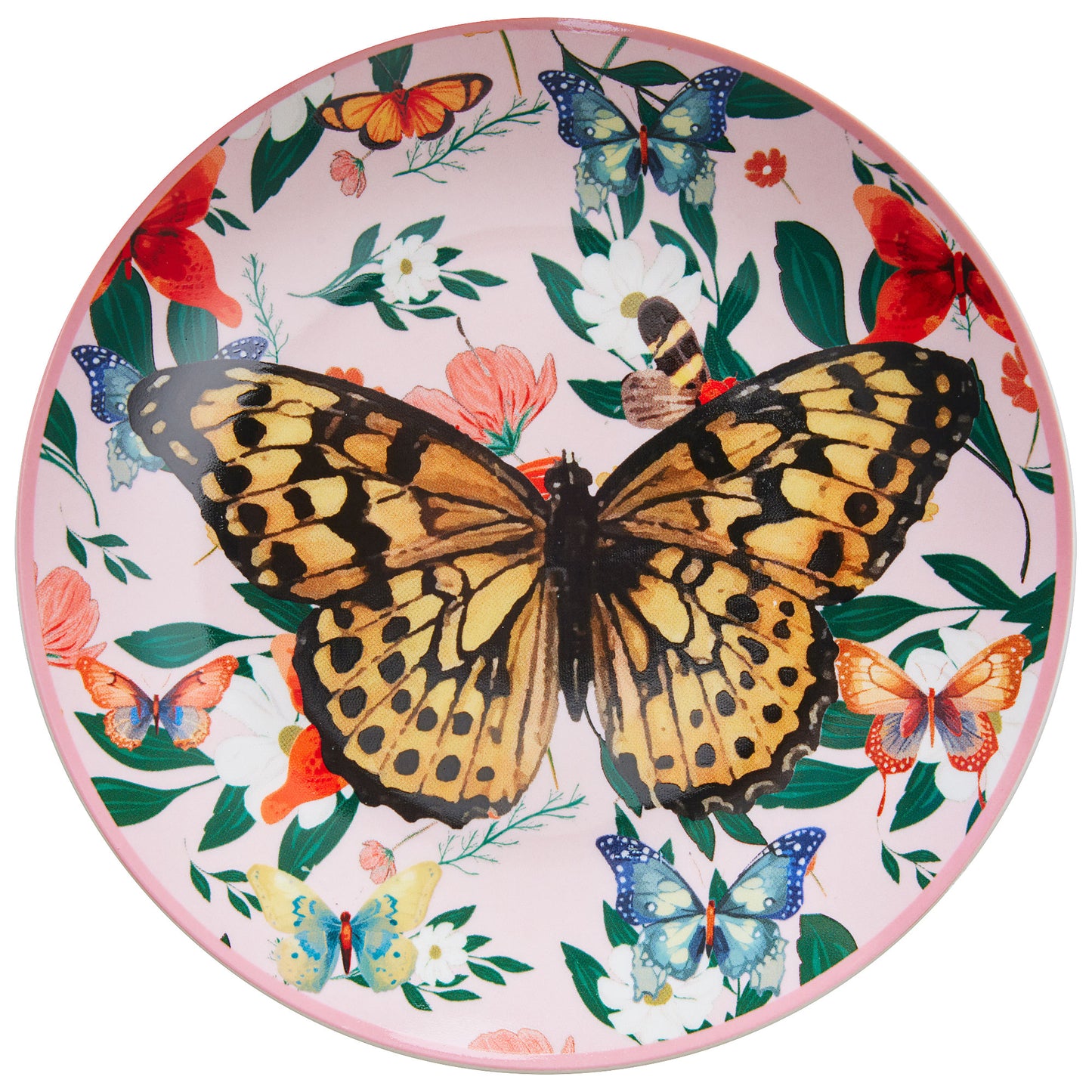 Floral Butterfly Cake Plate Assorted 16cm