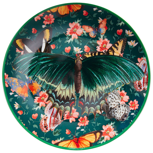Floral Butterfly Cake Plate Assorted 16cm