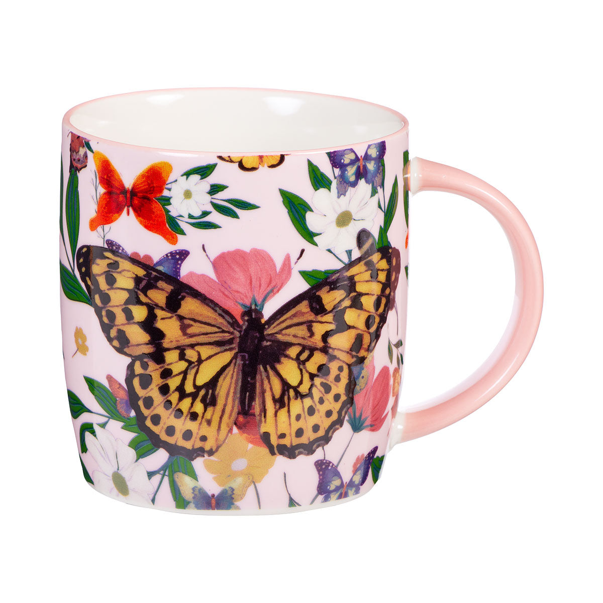 Floral Butterfly Mug 350mL Assorted