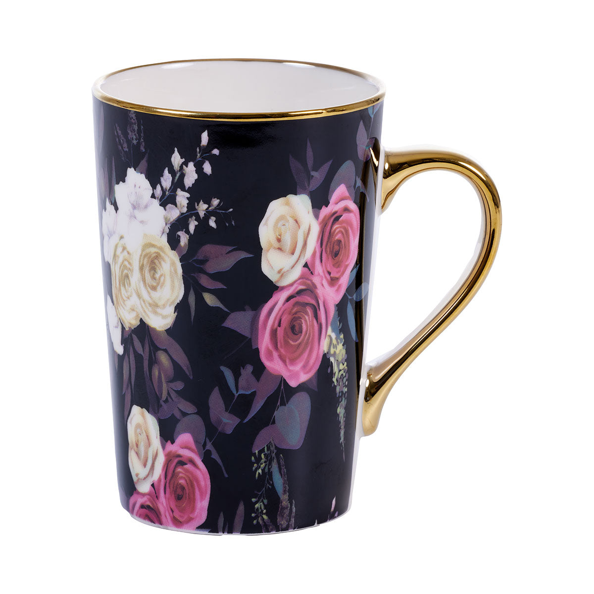 Dark Blossoms Mug 400mL Assorted