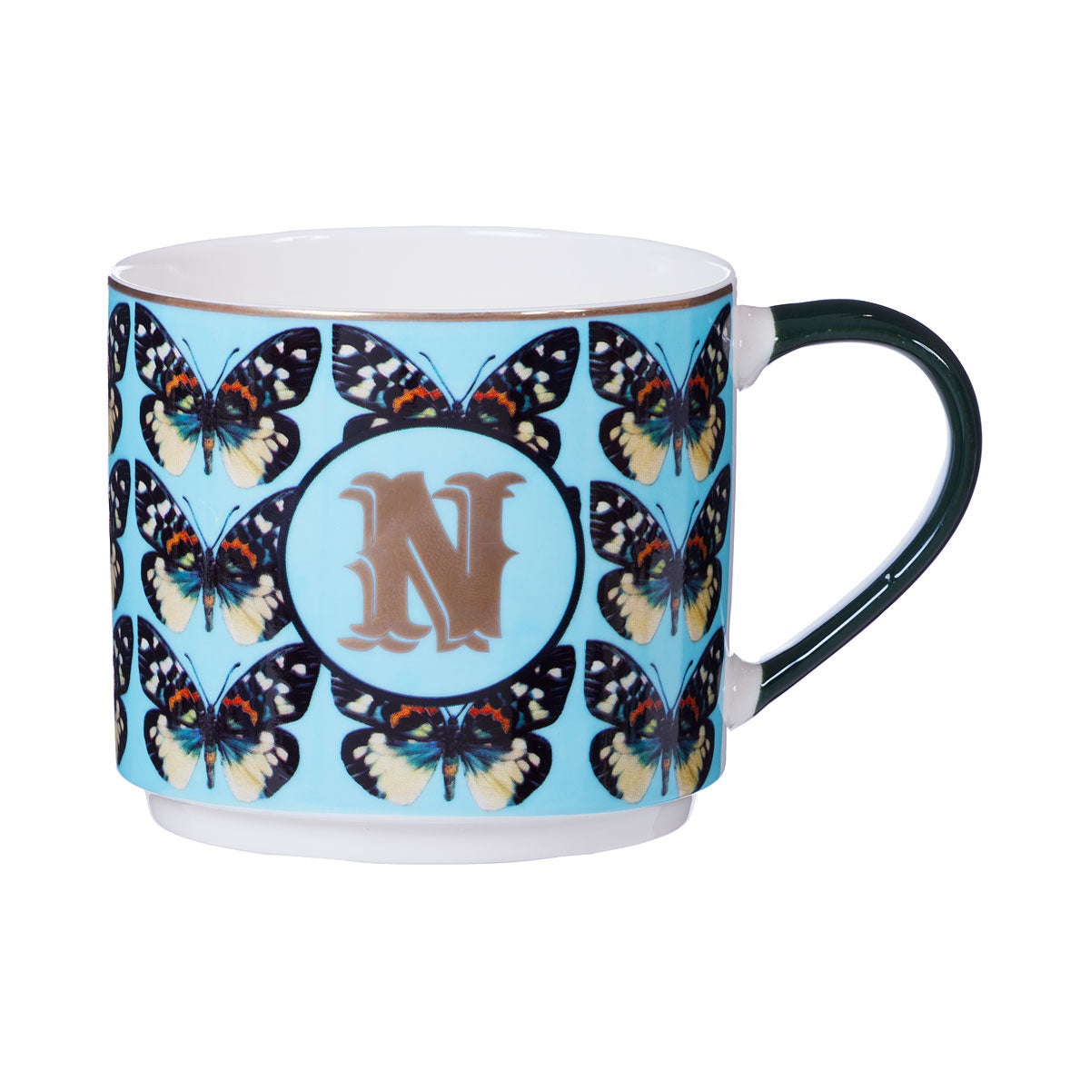 Butterfly Chain Mug Monogram BHN 380mL