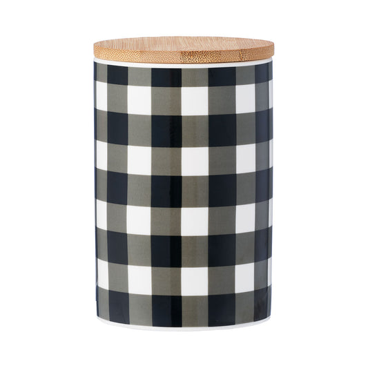 Gingham Canister Assorted