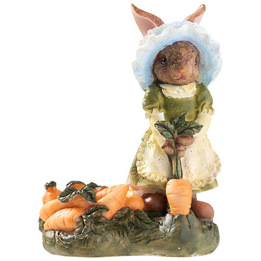 Easter Rabbit Figurine With Hat Assorted