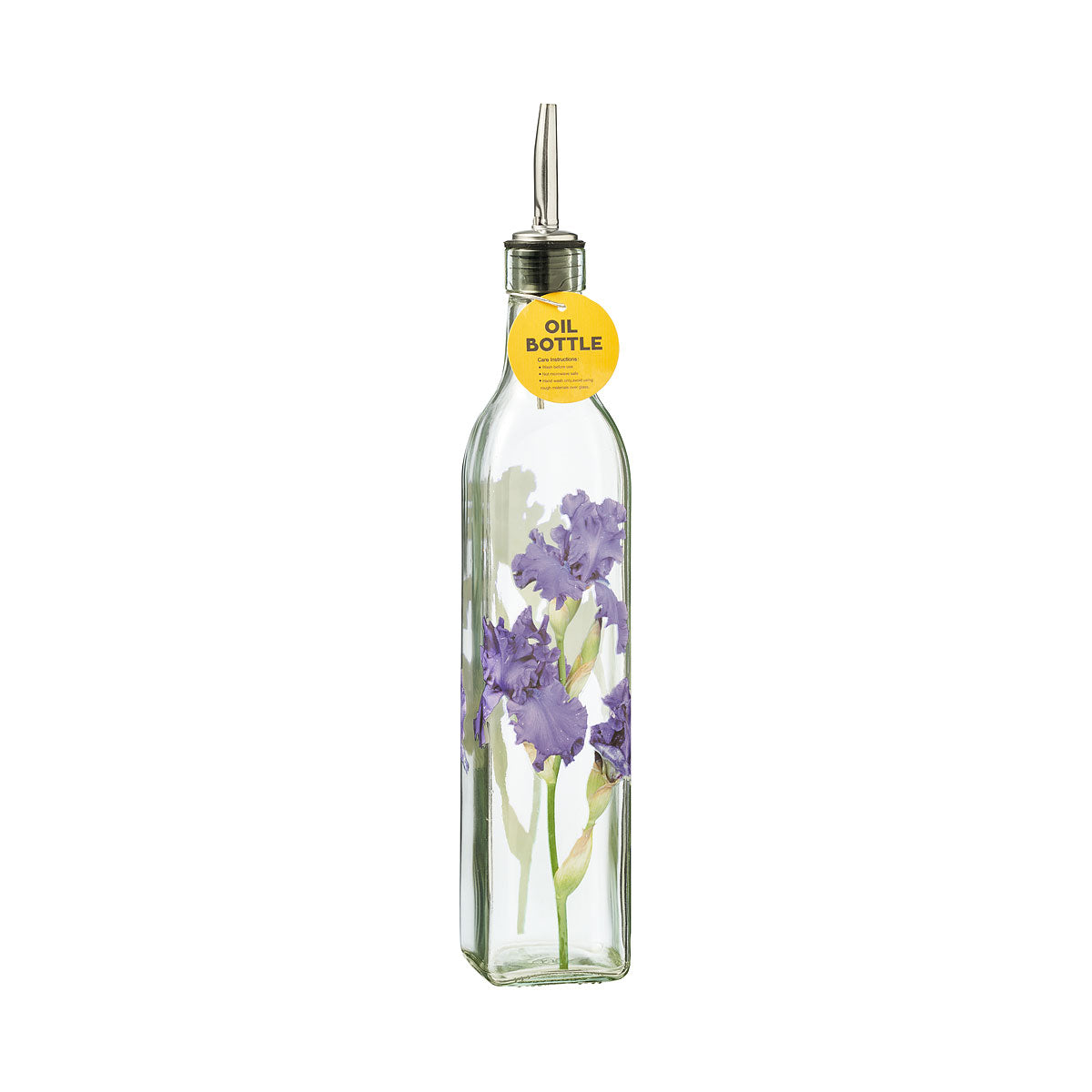 Harvest Glass Oil Bottle 500m Assorted