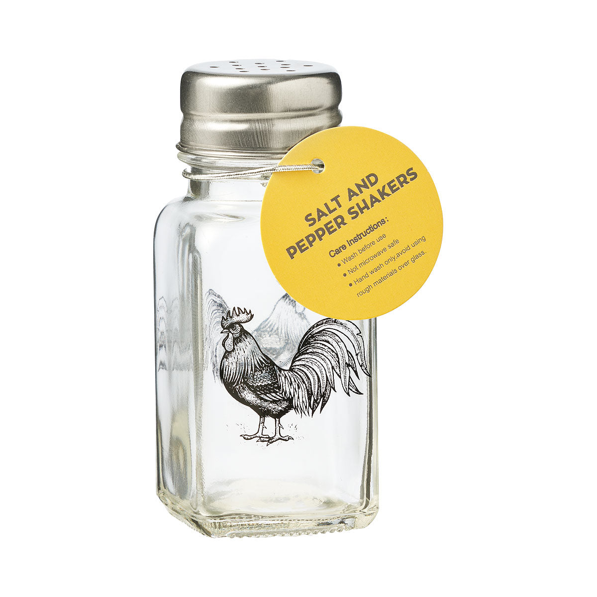 Harvest Glass Salt & Pepper Shakers Assorted
