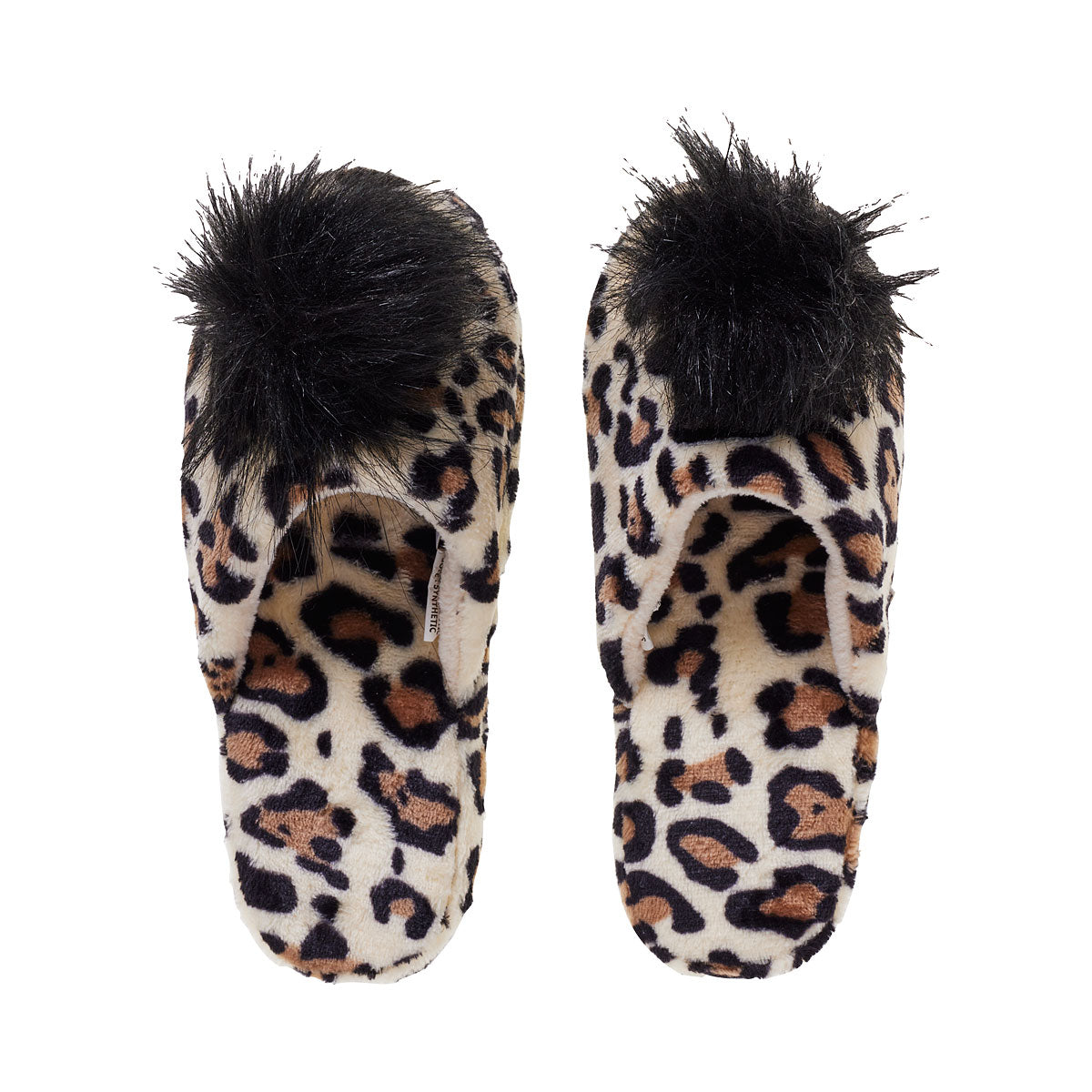 Pom Pom Scuffs Leopard