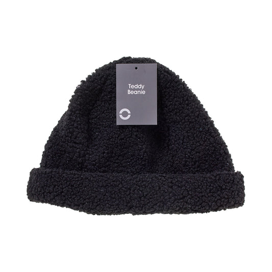 Teddy Beanie Sage/Black