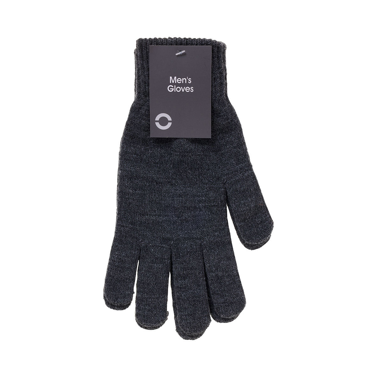 Men's Soft-Touch Gloves Black & Charcoal