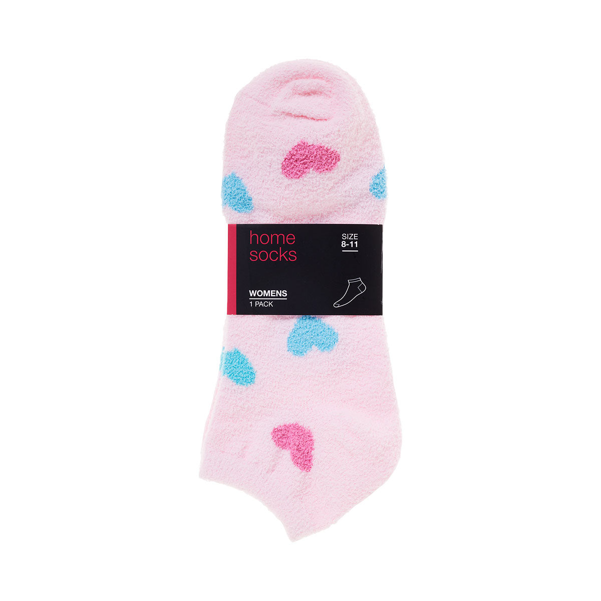 Butter Yarn Ankle Socks Hearts Size 2-8