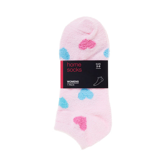 Butter Yarn Ankle Socks Hearts Size 2-8