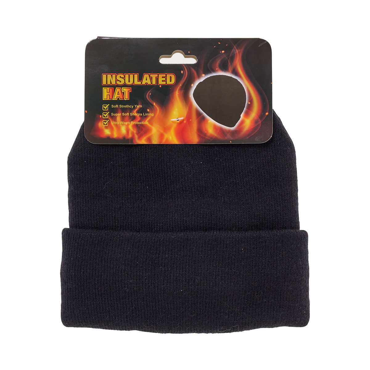 Fleece Lined Beanie Black