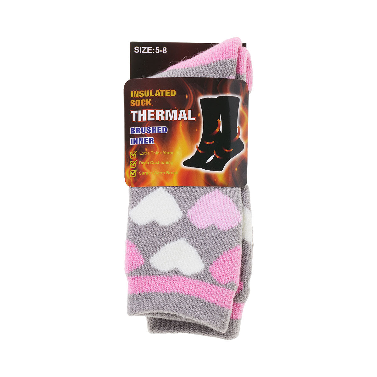 Heat Machine Socks Multi/Hearts