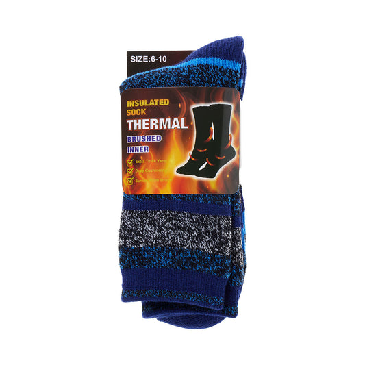 Heat Machine Socks Blue Stripe