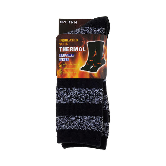 Heat Machine Socks Black Stripe