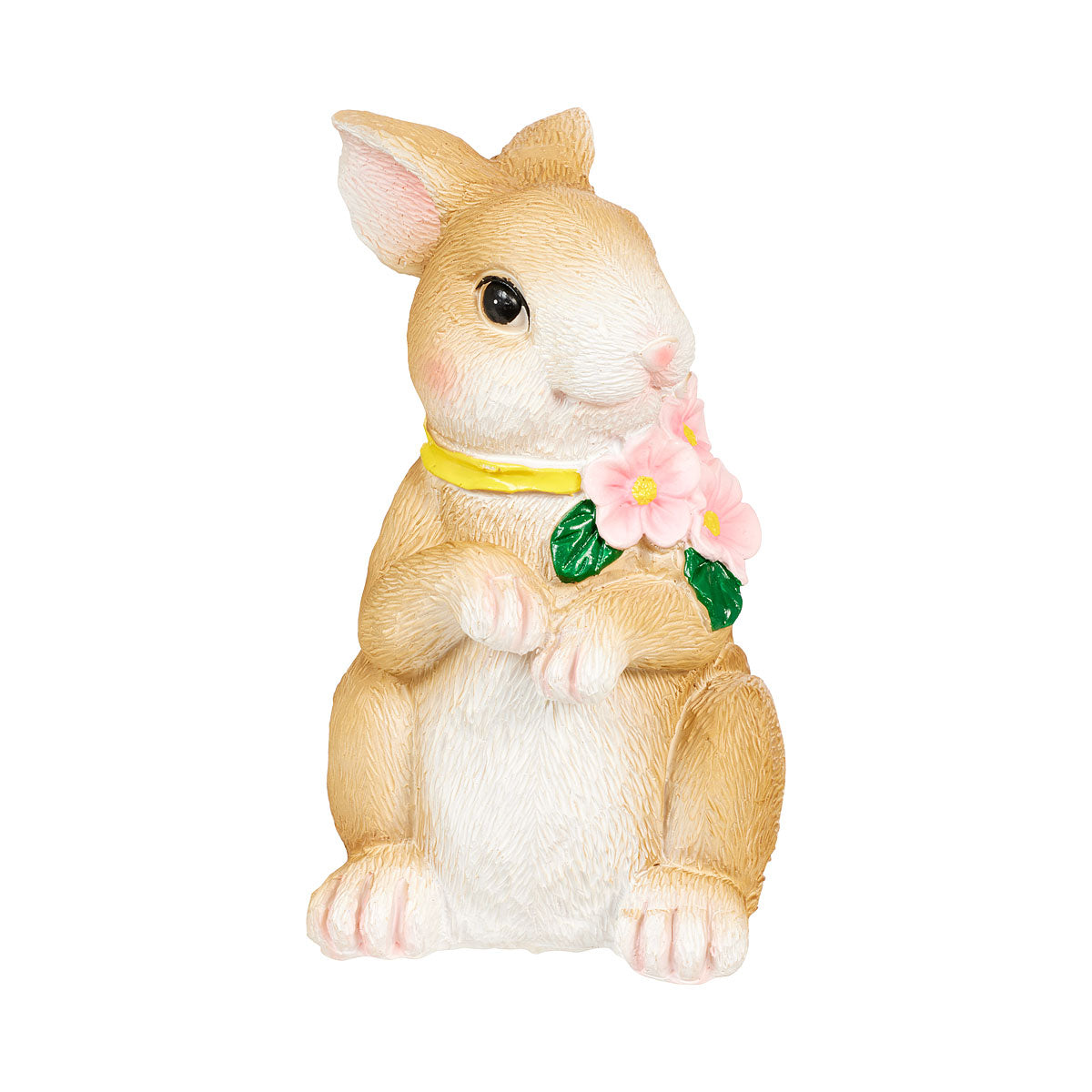 Easter Bunny & Flowers Figure