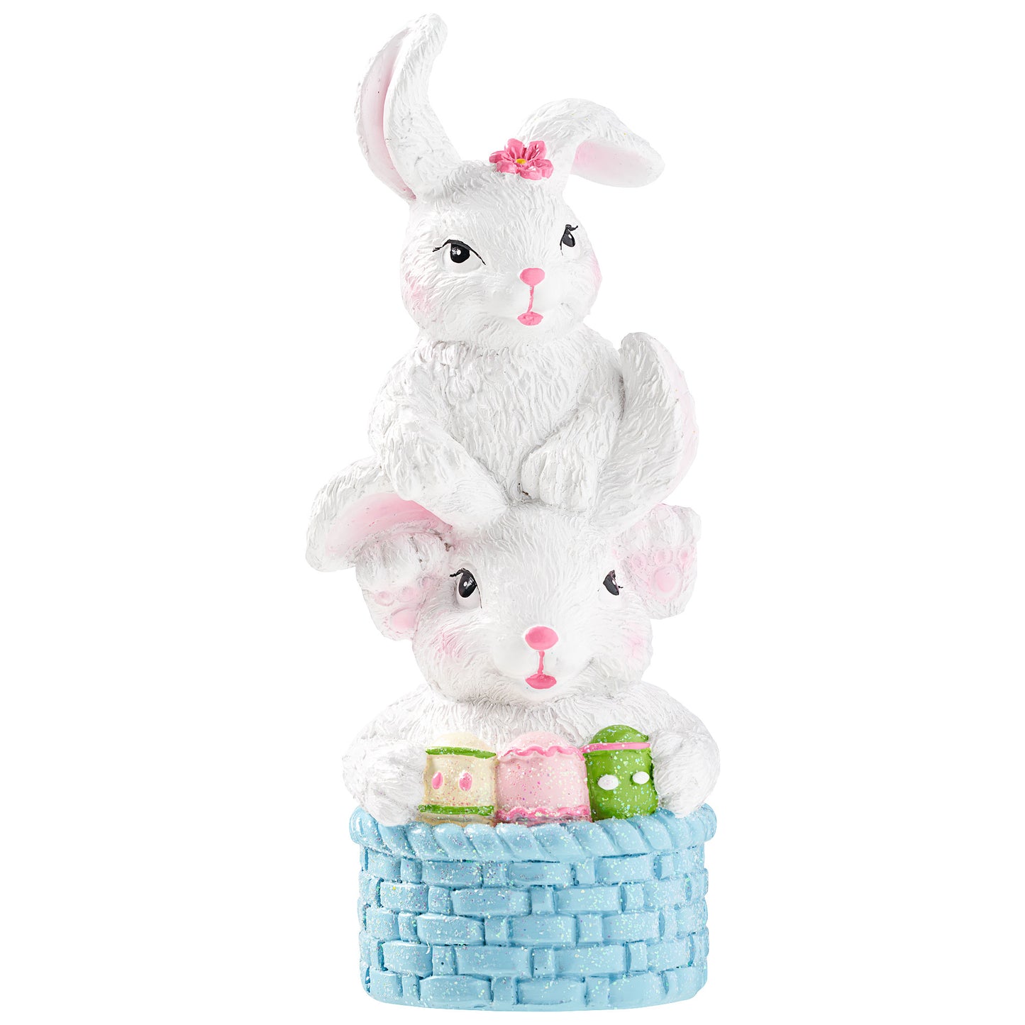 Easter Stacked Bunny/Chicks Figure