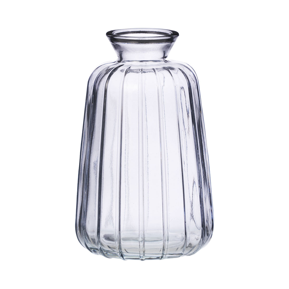 Bud Vase Tinted Glass Green/ Smoke