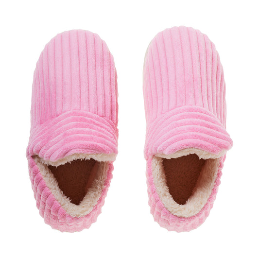 Ribbed Slipper Boots Pink S/M/L