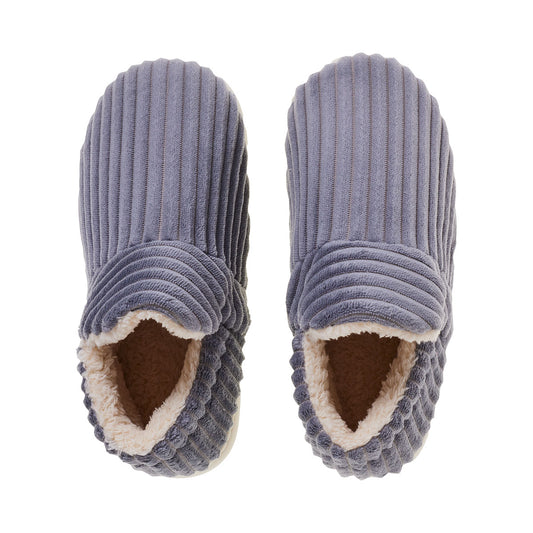 Ribbed Slipper Boots Grey S/M/L