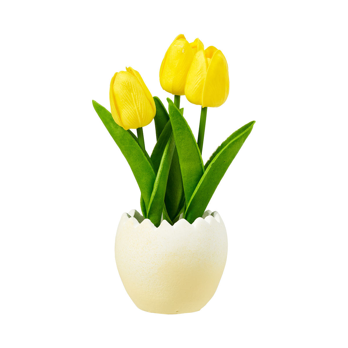 Easter Tulip In Egg Pot Assorted