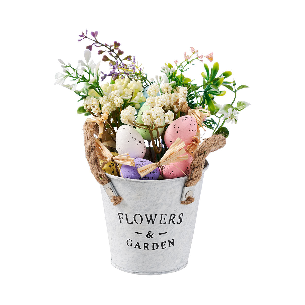Easter Potted Eggs In Tin
