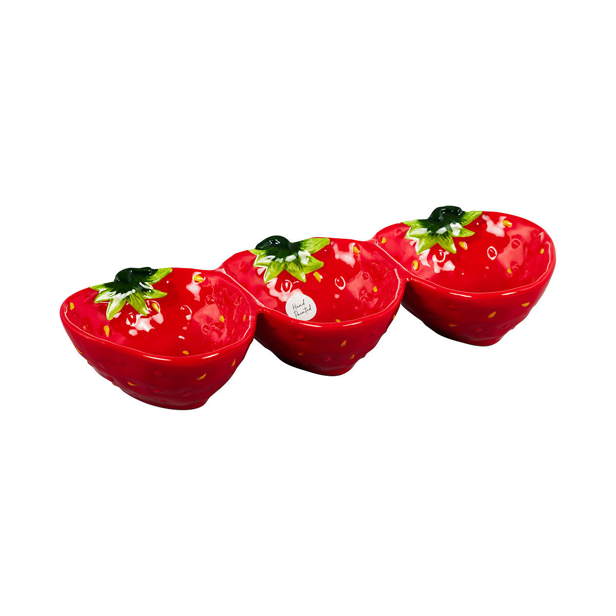 Strawberry 3-Sectioned Dish