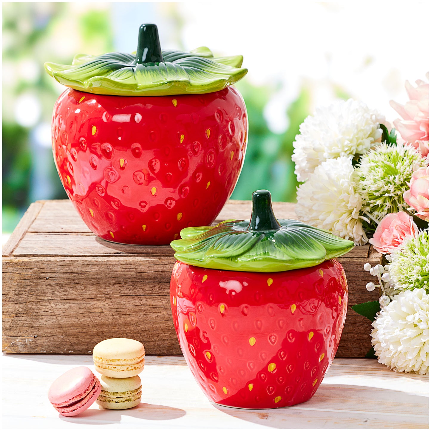 Strawberry Canister Large