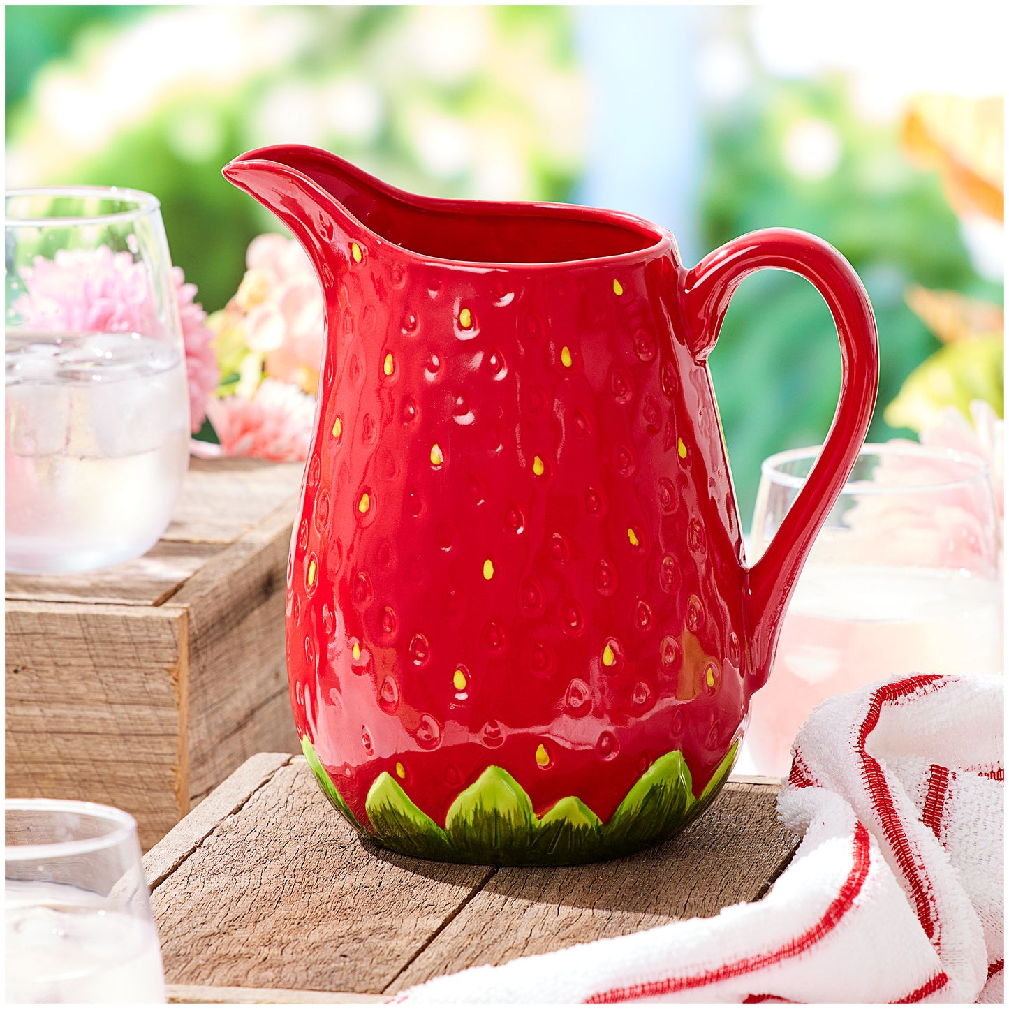 Strawberry Water Jug