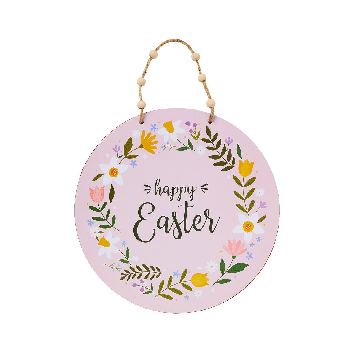Easter Hanging Round Plaque Assorted