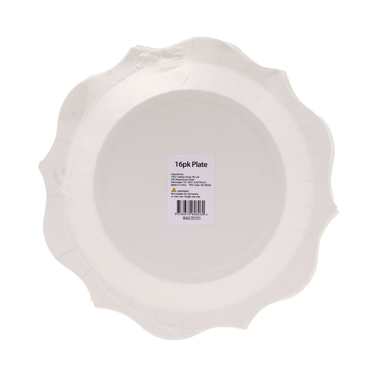 Wave Mint Plate 20cm 16pk