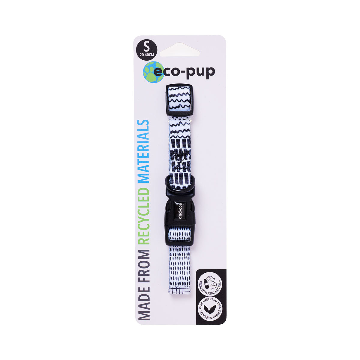 Eco-Pup Collar Small 20-40cm Assorted