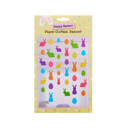Easter Paper Curtain Banner
