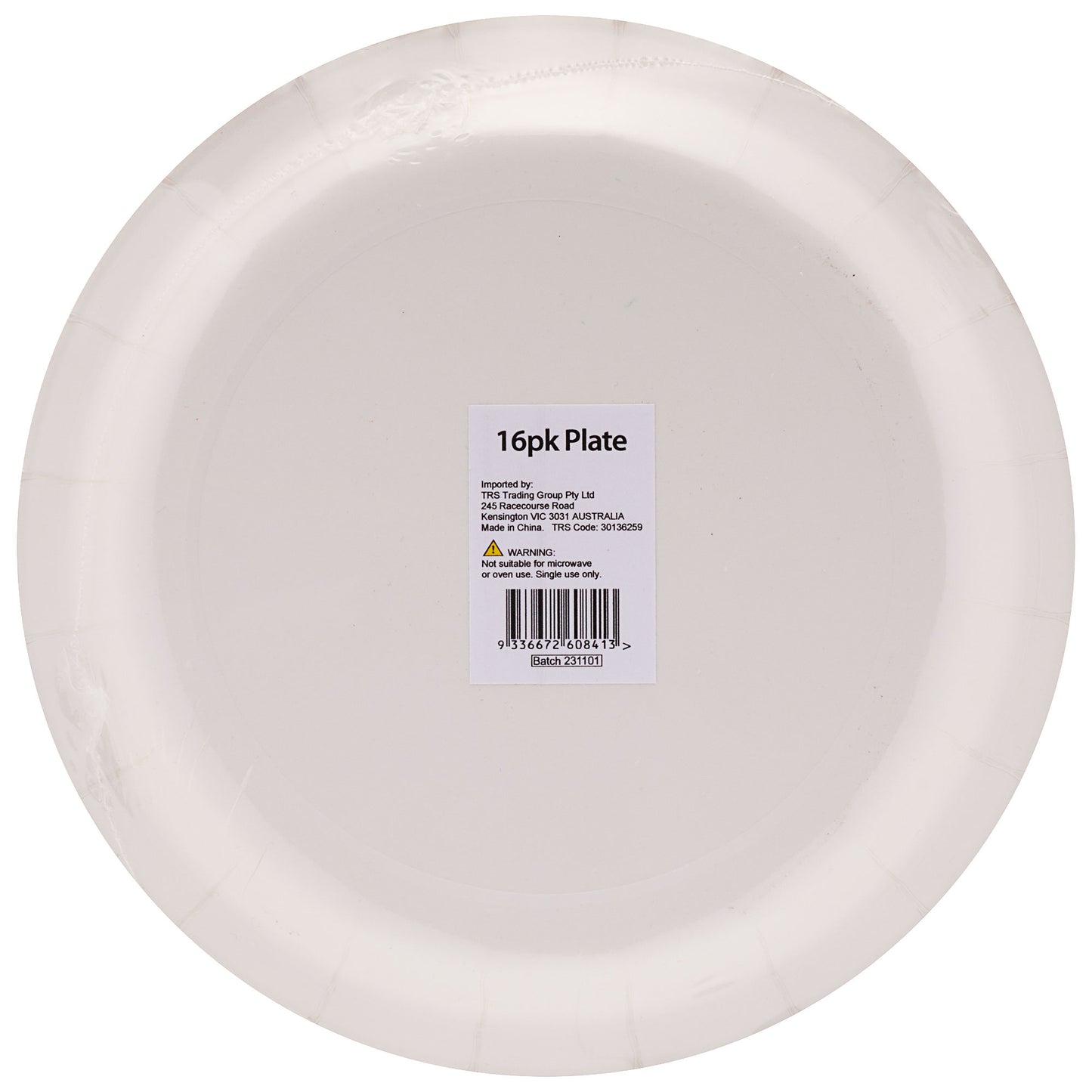 Sunshine Stripe Plate 18cm 16pk