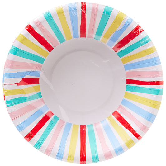 Carnival Stripe Bowl 18cm 16pk