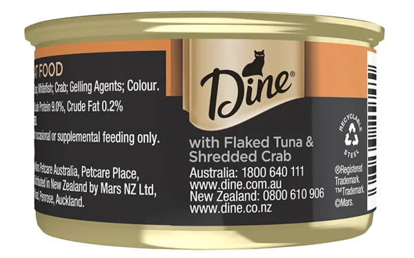 Dine Desire Flaked Tuna Shred Crab 6x85g