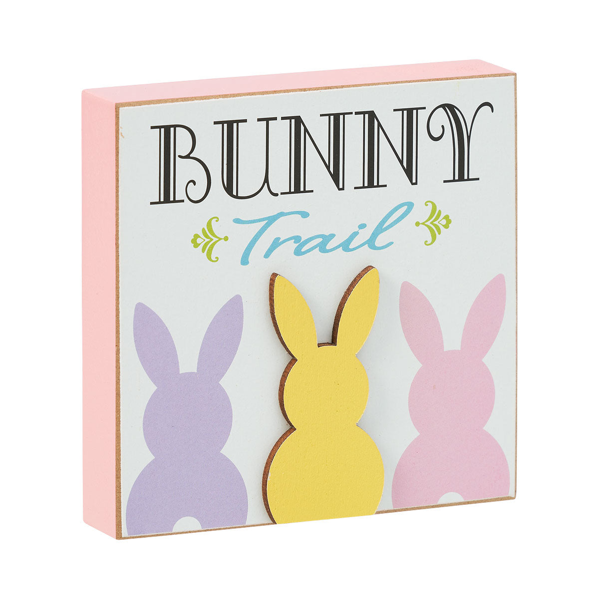 Easter Mini Wooden Plaque 10.3cm Assorted