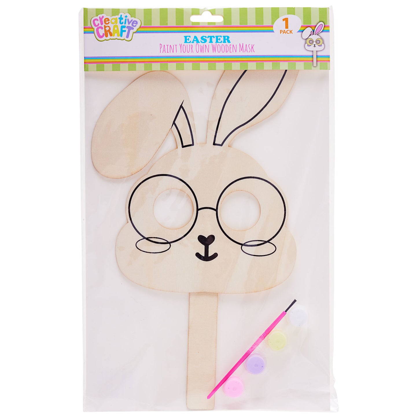 Easter Paint Your Own Wooden Mask