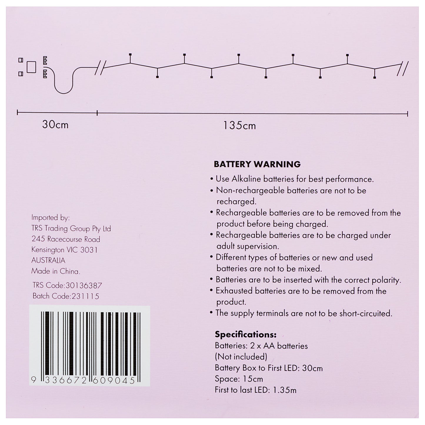 Easter LED String Lights