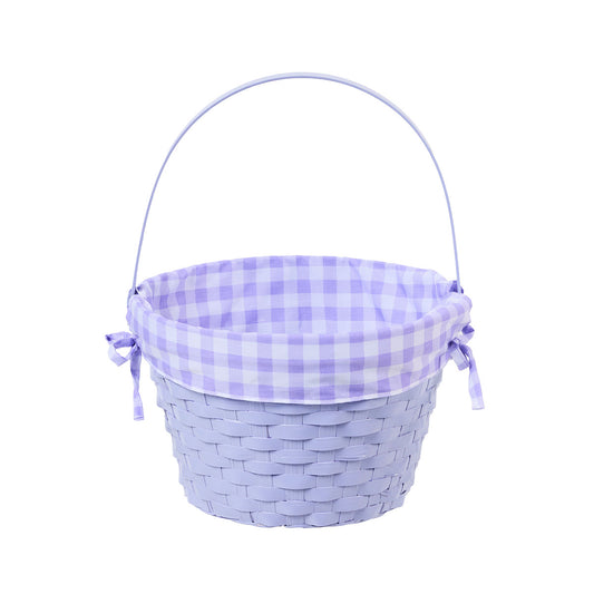 Easter Coloured Gingham Basket