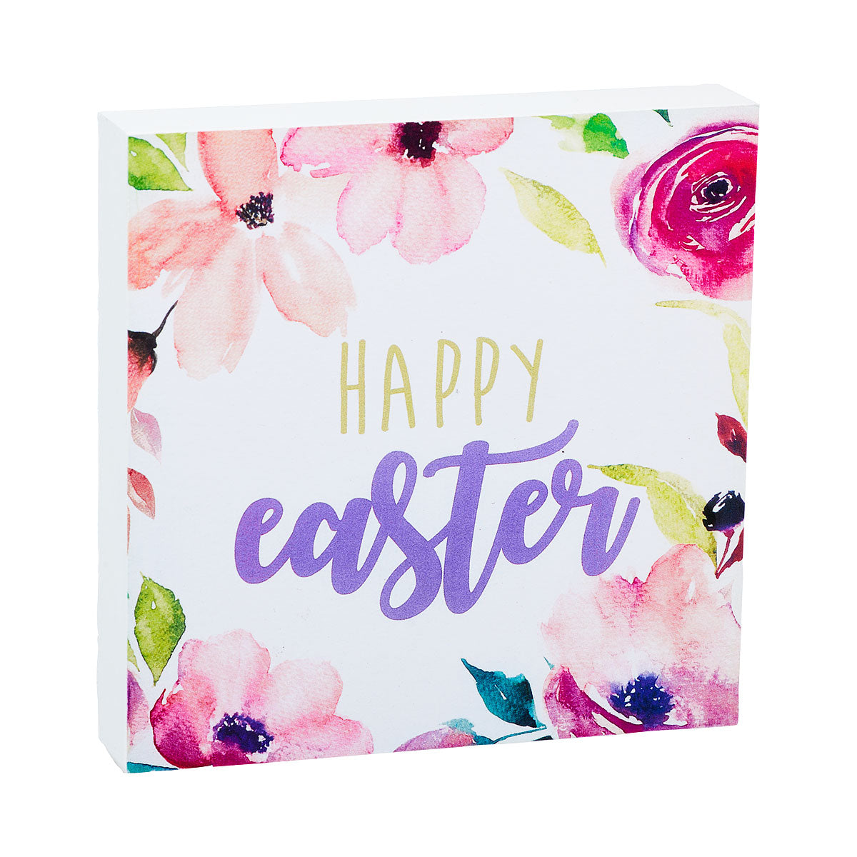 Easter Table Plaque Happy Easter 15cm Assorted