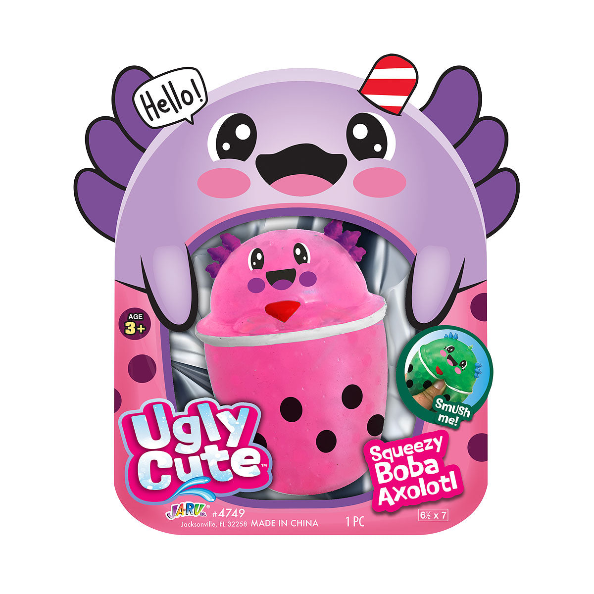 Ugly Cute Squeezy Boba Axolotl